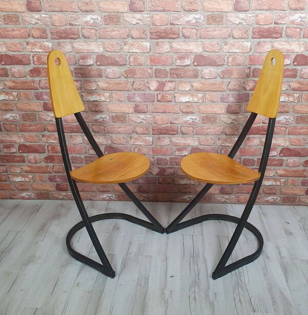 Chaise 'Arii' rénovée par Mirima Design, France années 1970