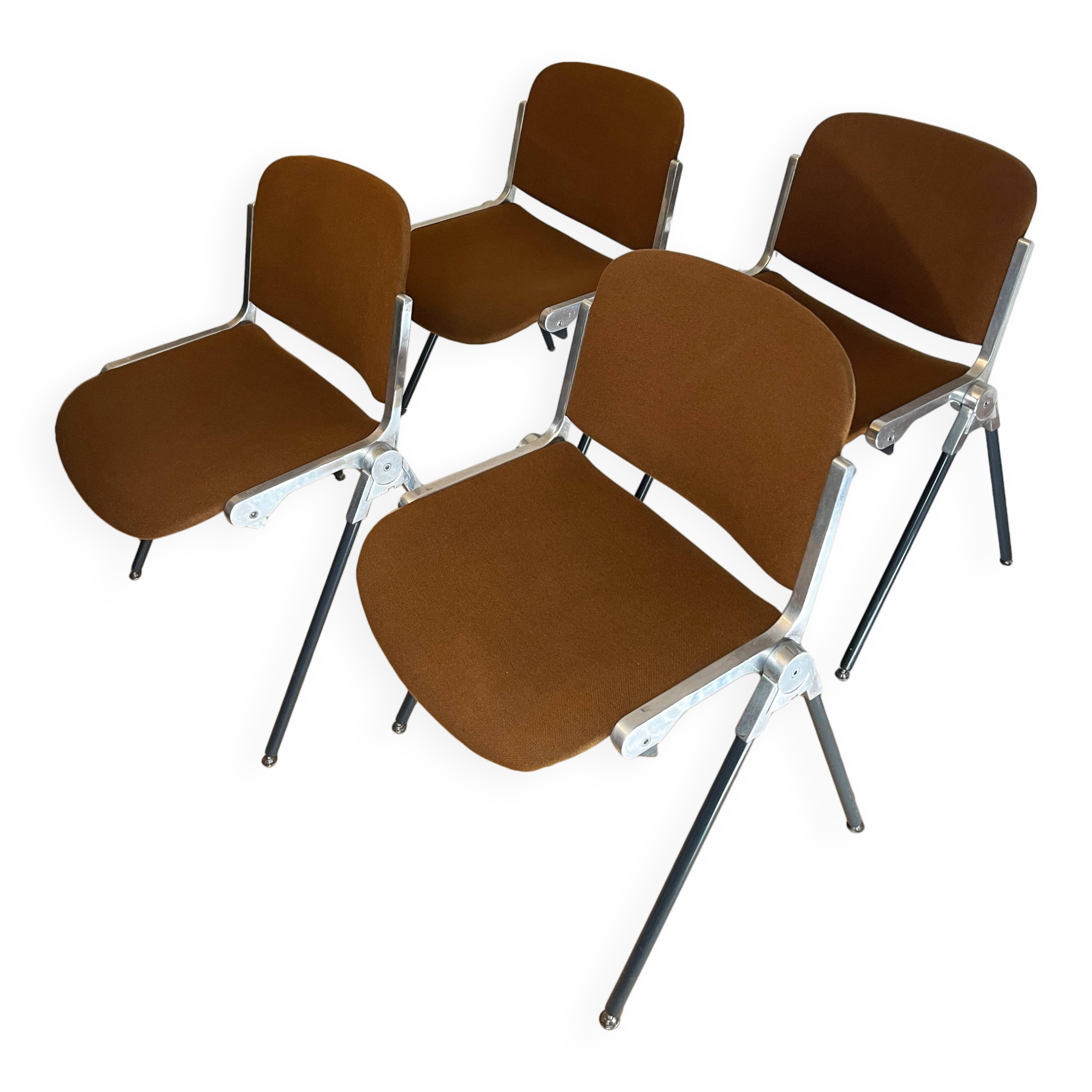 Chaises Agorà conçues par Paolo Favaretto pour Emmegi, années 1970