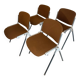 Chaises Agorà conçues par Paolo Favaretto pour Emmegi, années 1970