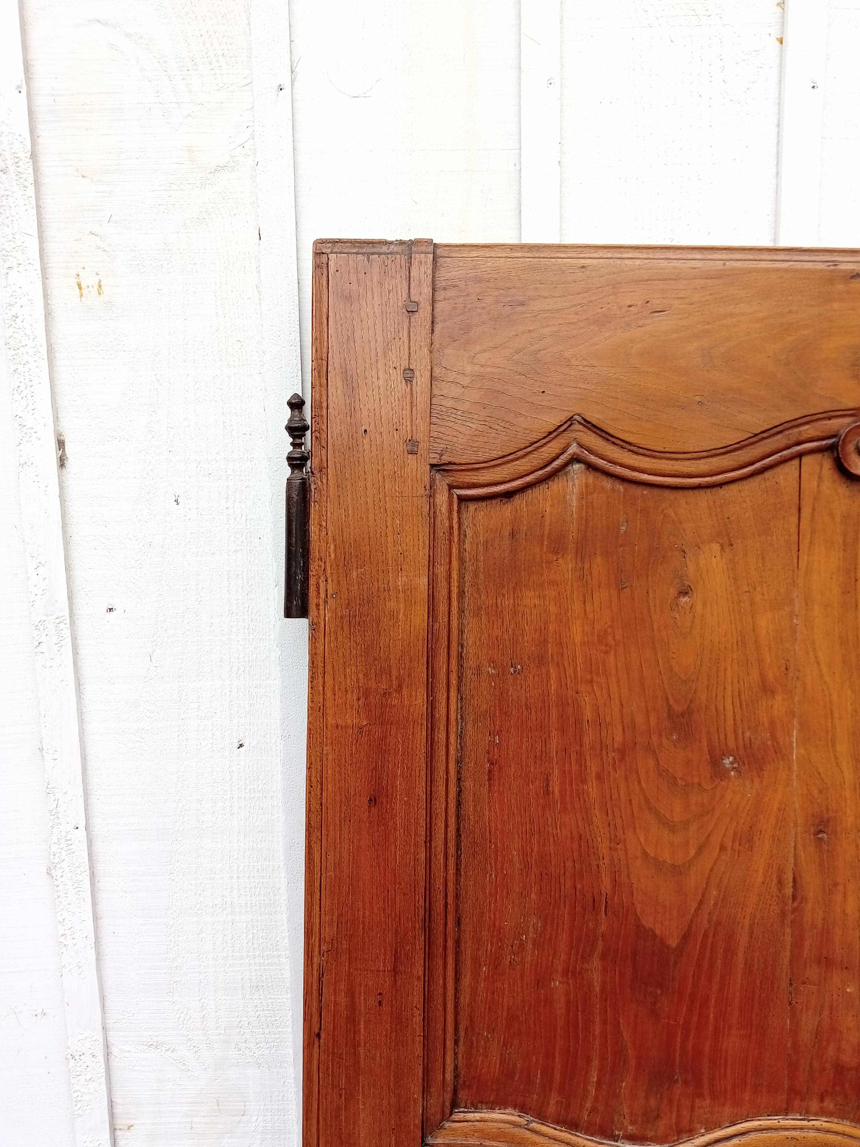 Pair of solid oak doors