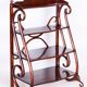 Biedermeier Shelf in Beech & Walnut attributed to Thonet, Austria, Vienna, 1910s