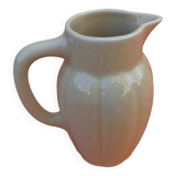 Art Deco Gadrooned Ceramic Pitcher