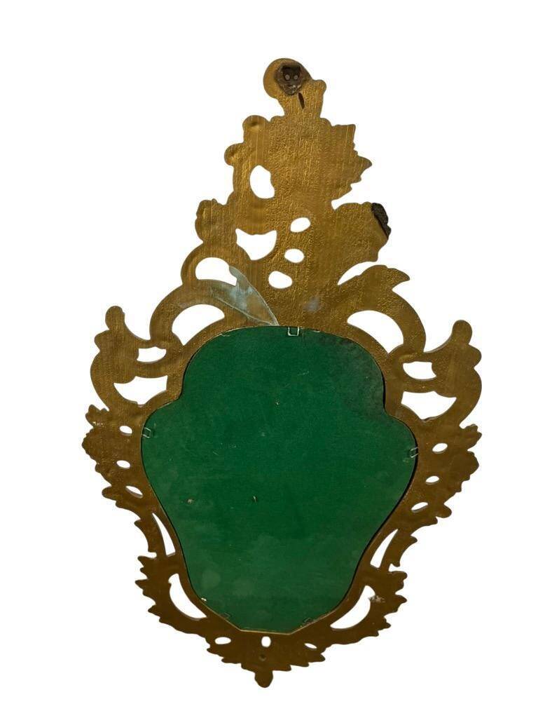 Vintage gold baroque mirror / wall mirror