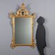 Antique carved and gilded wooden mirror, Italy, 20th century