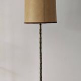 Gilded bronze floor lamp in the Maison Bagués style in France