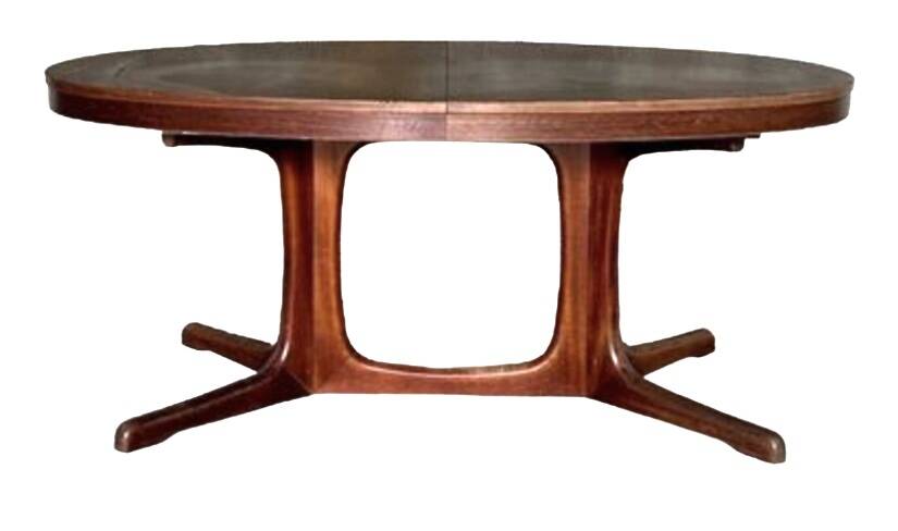 Table à manger scandinave vintage en teck