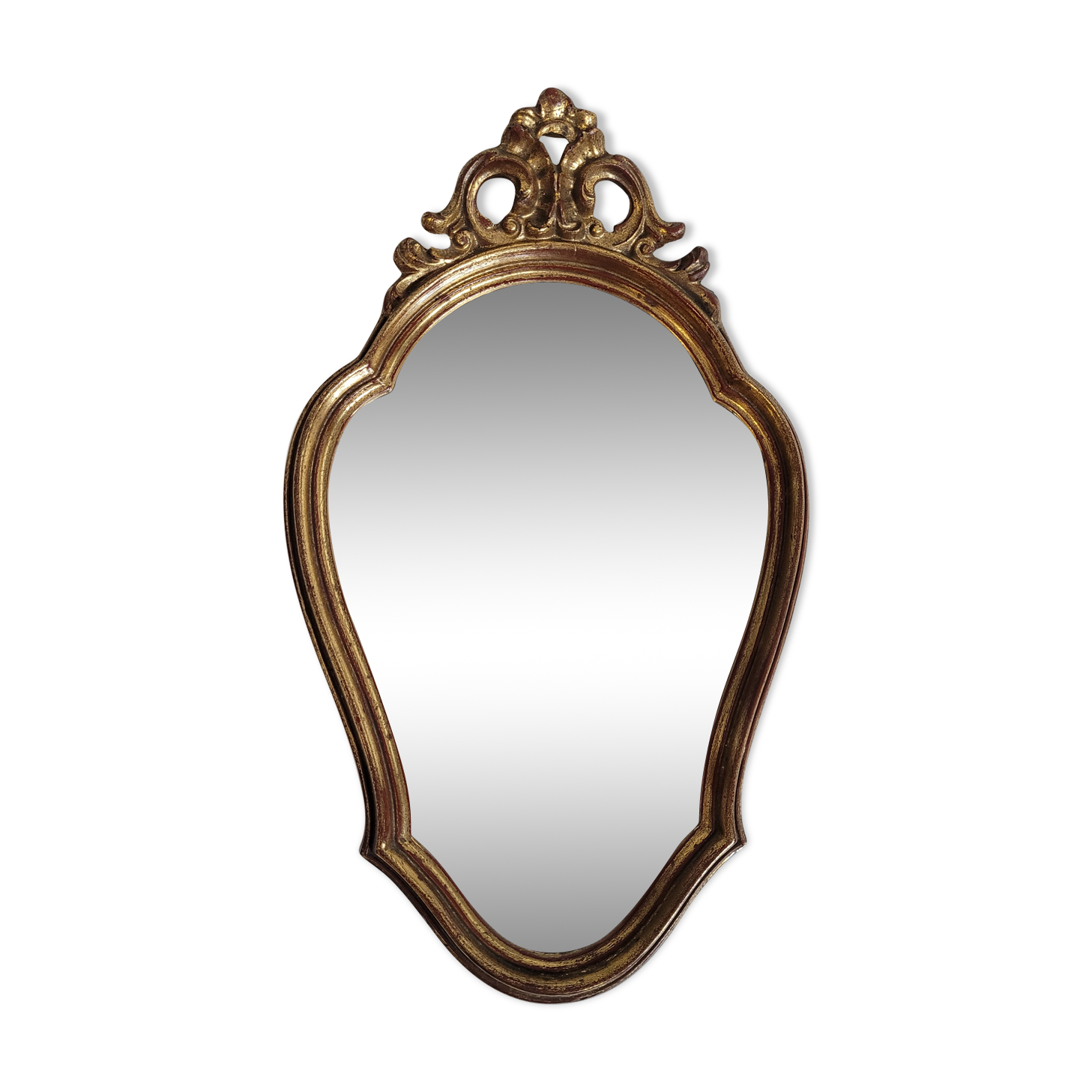 Ornate golden mirror 40x24