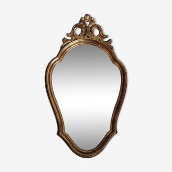 Ornate golden mirror 40x24