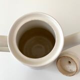 50s Coffee Pot, Teapot, Ceramic Pot Polka Dots, Vintage Tableware Germany, WAKU Fireproof