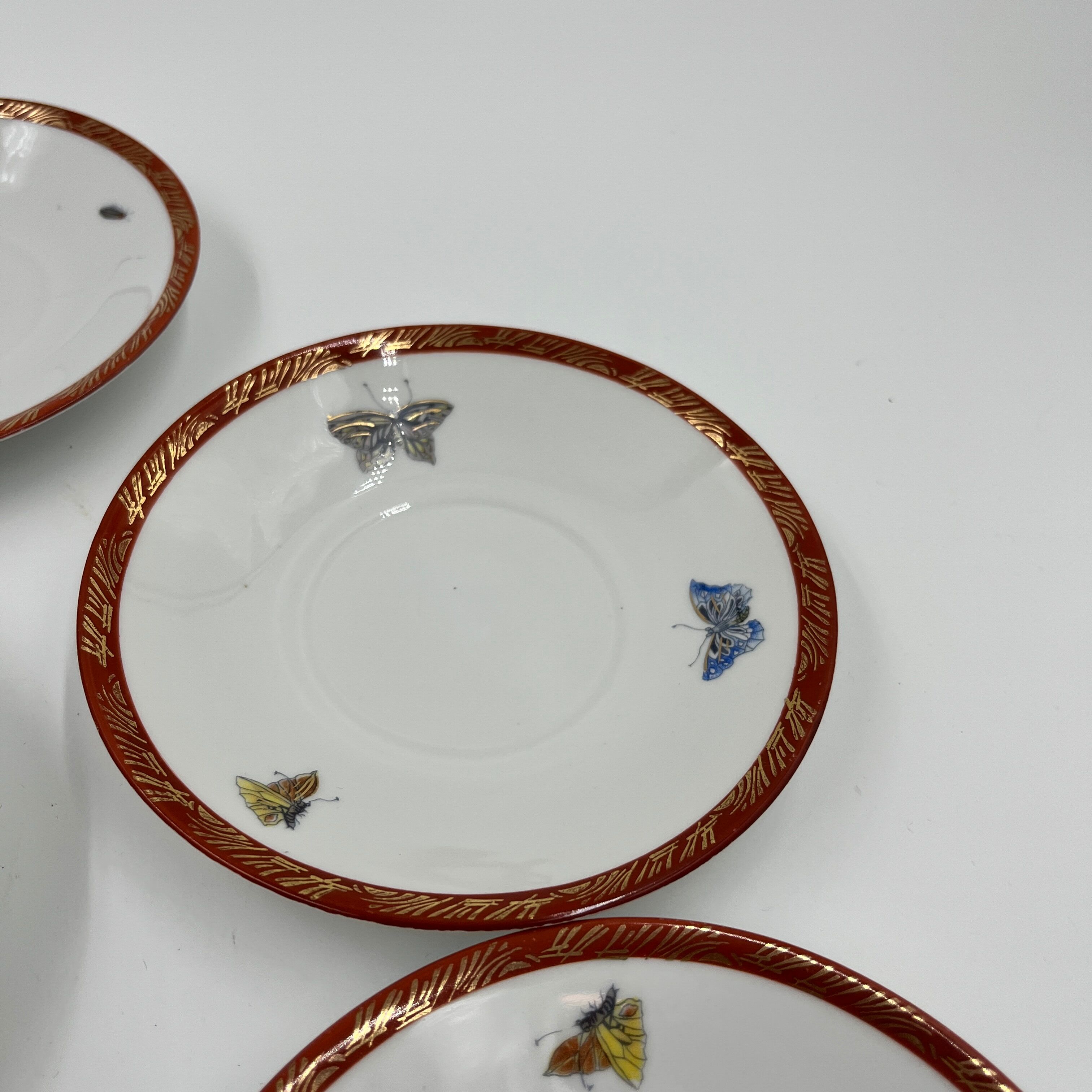 Set of 5 sub-cups Bavaria Japanese décor