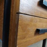 Vintage wood and iron desk