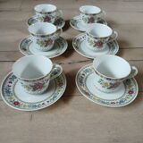 6 tasses + soupes anciennes/ années 50