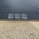 3x original Knoll Bertoia side chairs chroom