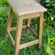 Solid oak workshop stool