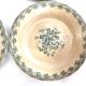 Old dessert plates Gien model Louis XV iron earth