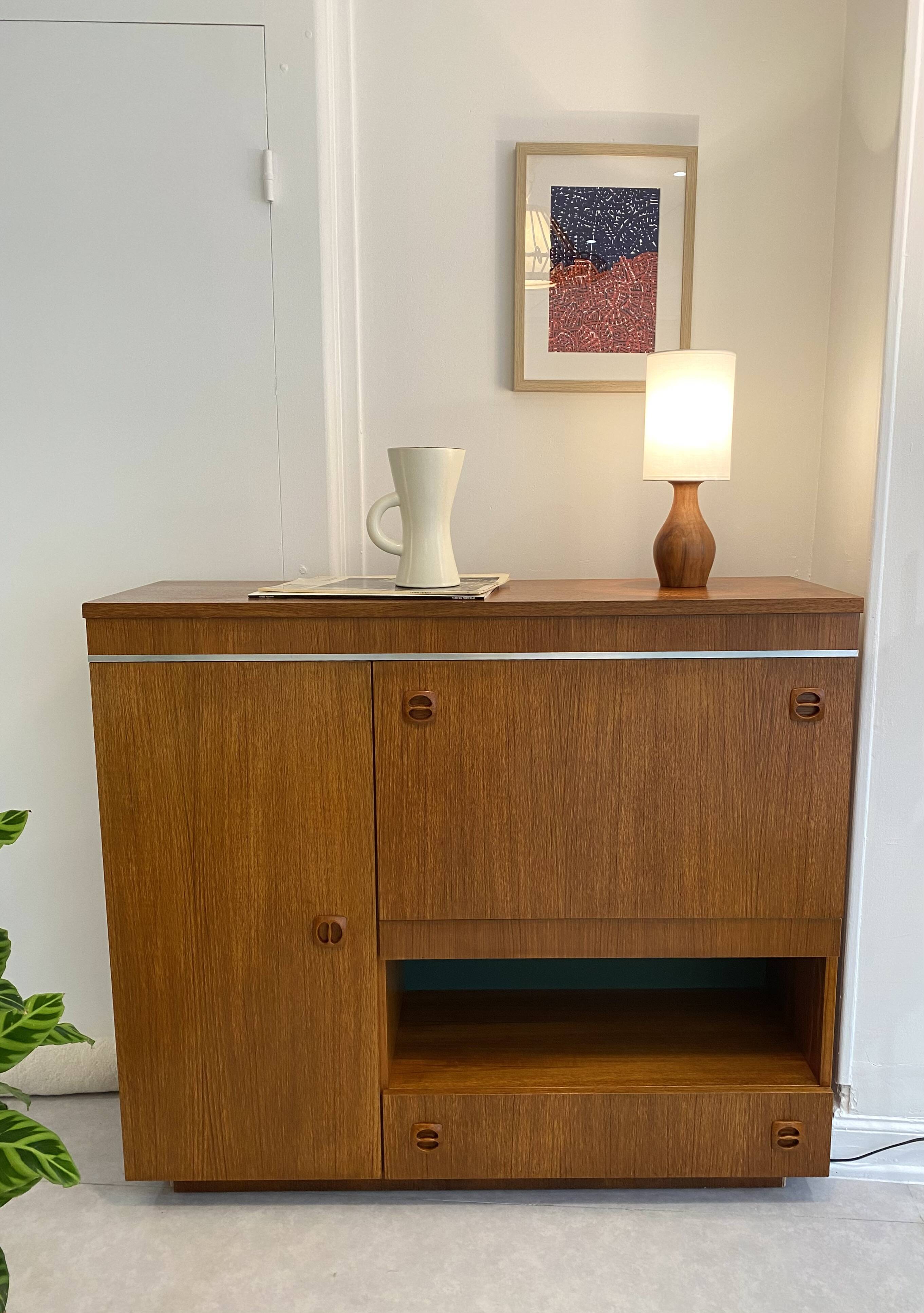Vintage teak storage unit 1960s