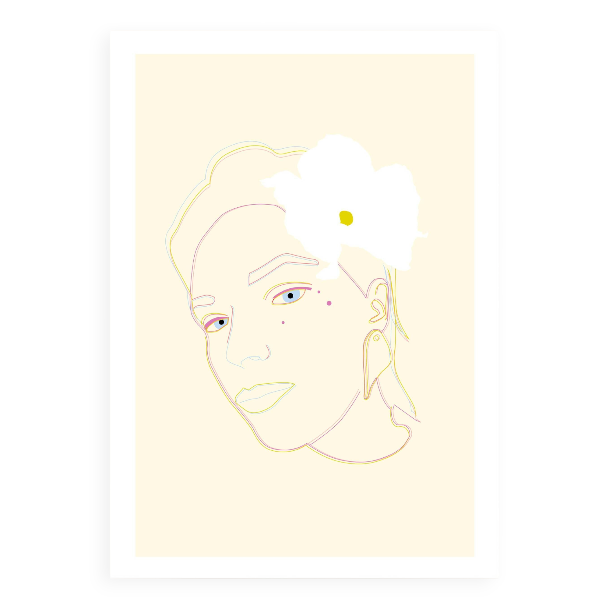 Flower Girl - Illustration A4