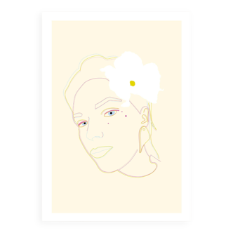 Flower Girl - Illustration A4