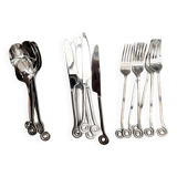 18-piece steel cutlery set