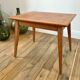 Table basse scandinave en bois années 50-60