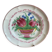 St. Clement flower bouquet plate