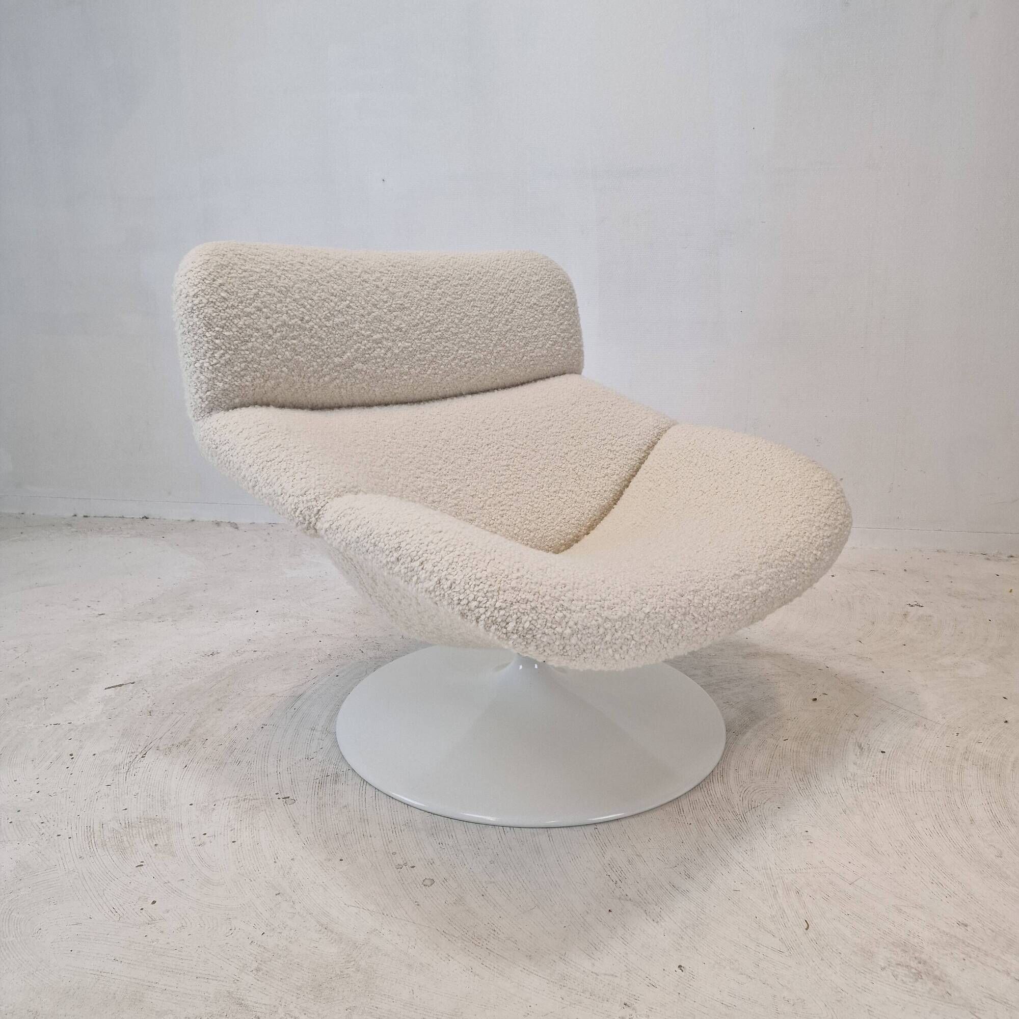 F518 Lounge Chair with Ottoman by Geoffrey Harcourt for Artifort, 1970s