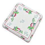 Antique Longwy-Montmorency earthenware trivet