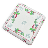 Ancien dessous de plat en faience de longwy montmorency