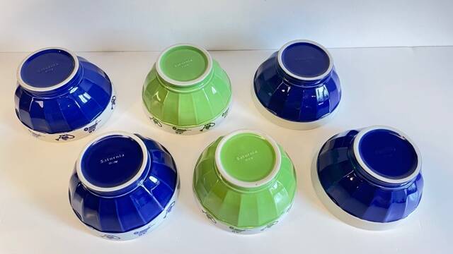 3 BOWLS Italian Porcelain SATURNIA Vintage