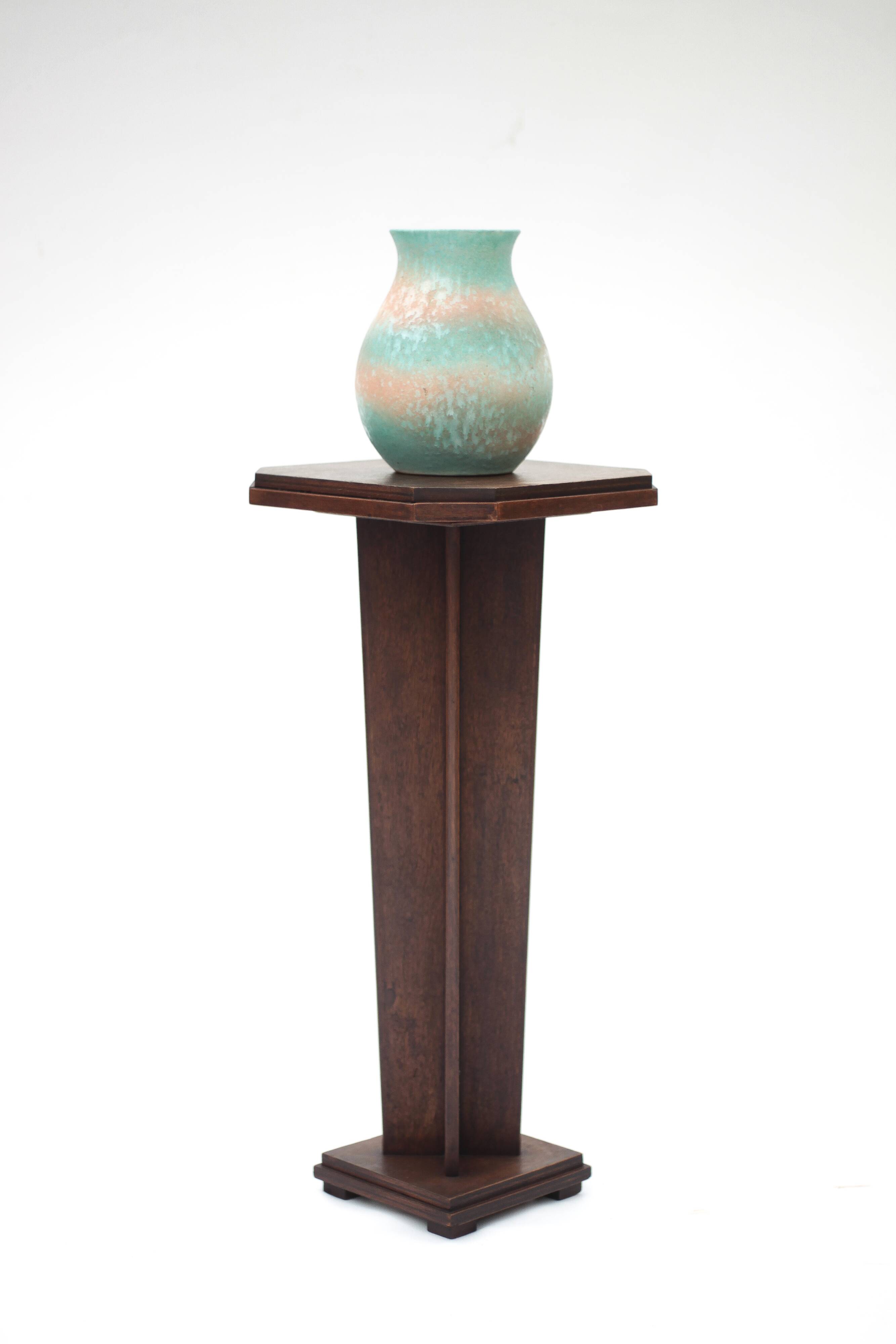 Art Deco side table, Art Deco wooden side table, end table, decoration