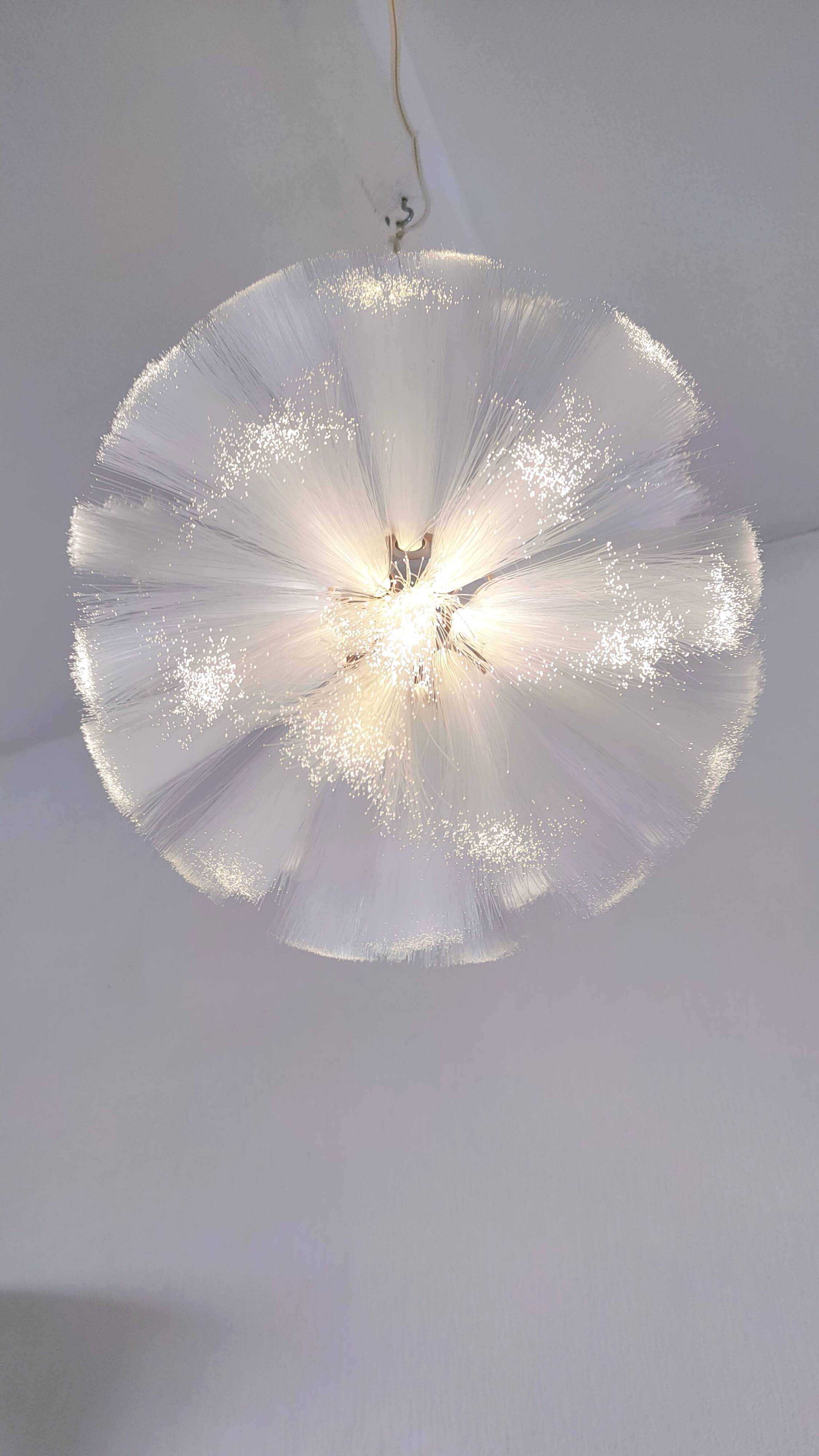 Vintage Kallt fiber optic pendant light