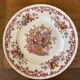 Royal Tudor English earthenware plate with Fruits&Flowers decor