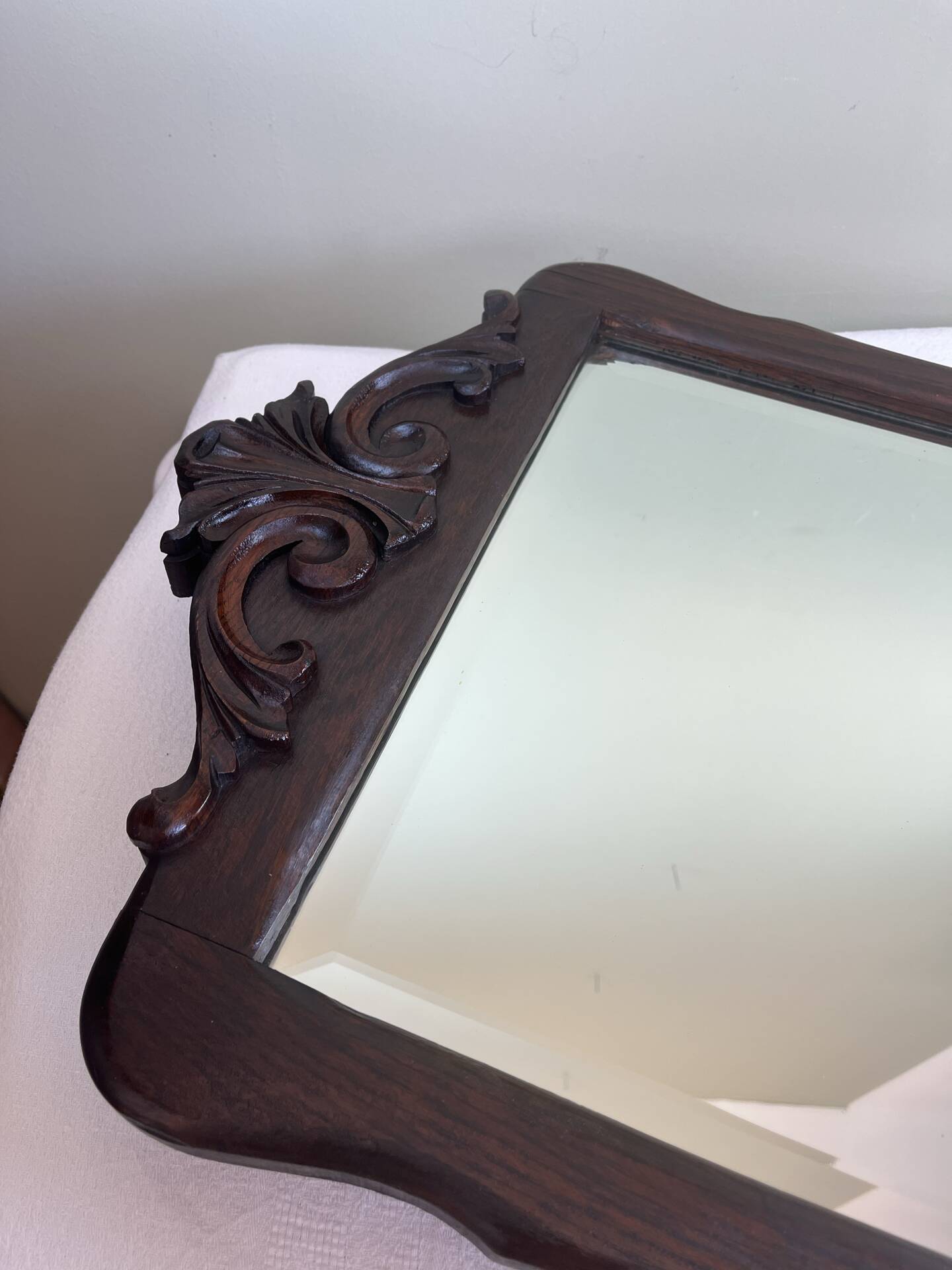 Walnut mirror Napoleon III