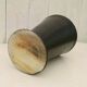 Vintage vintage iridescent black ceramic vase