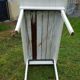 White wood loom table