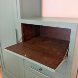 Art Deco Secretary Cabinet in solid wood