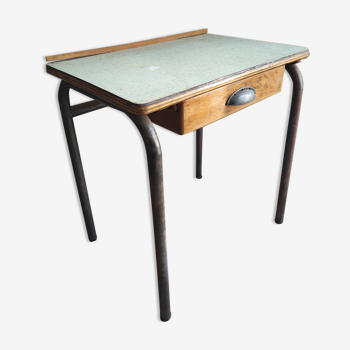 Desk desk child schoolboy wood formica drawer
