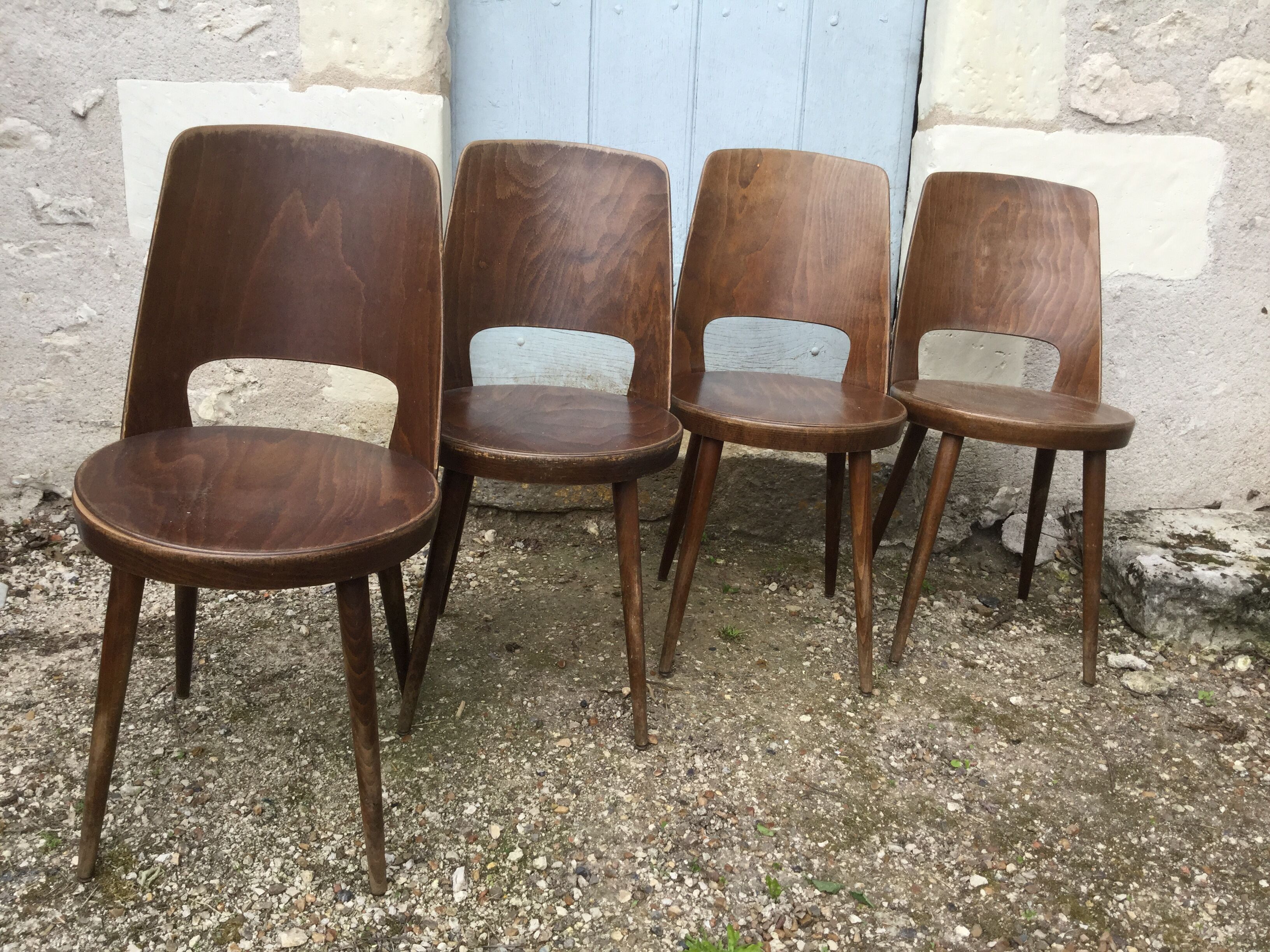 Set of four chairs Baumann Mondor