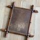 Vintage bamboo mirror