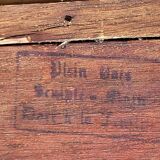 Tableau à l'huile ancien signé – Cardinaux dans un cadre luxueux, XIXe siècle