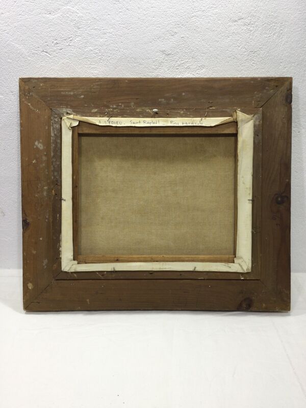 Huile sur toile saint raphaël A. Ledieu