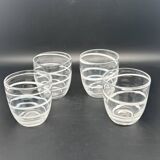 Service à boissons non alcoolisées en verre épais spiralé type Murano – 1224d4