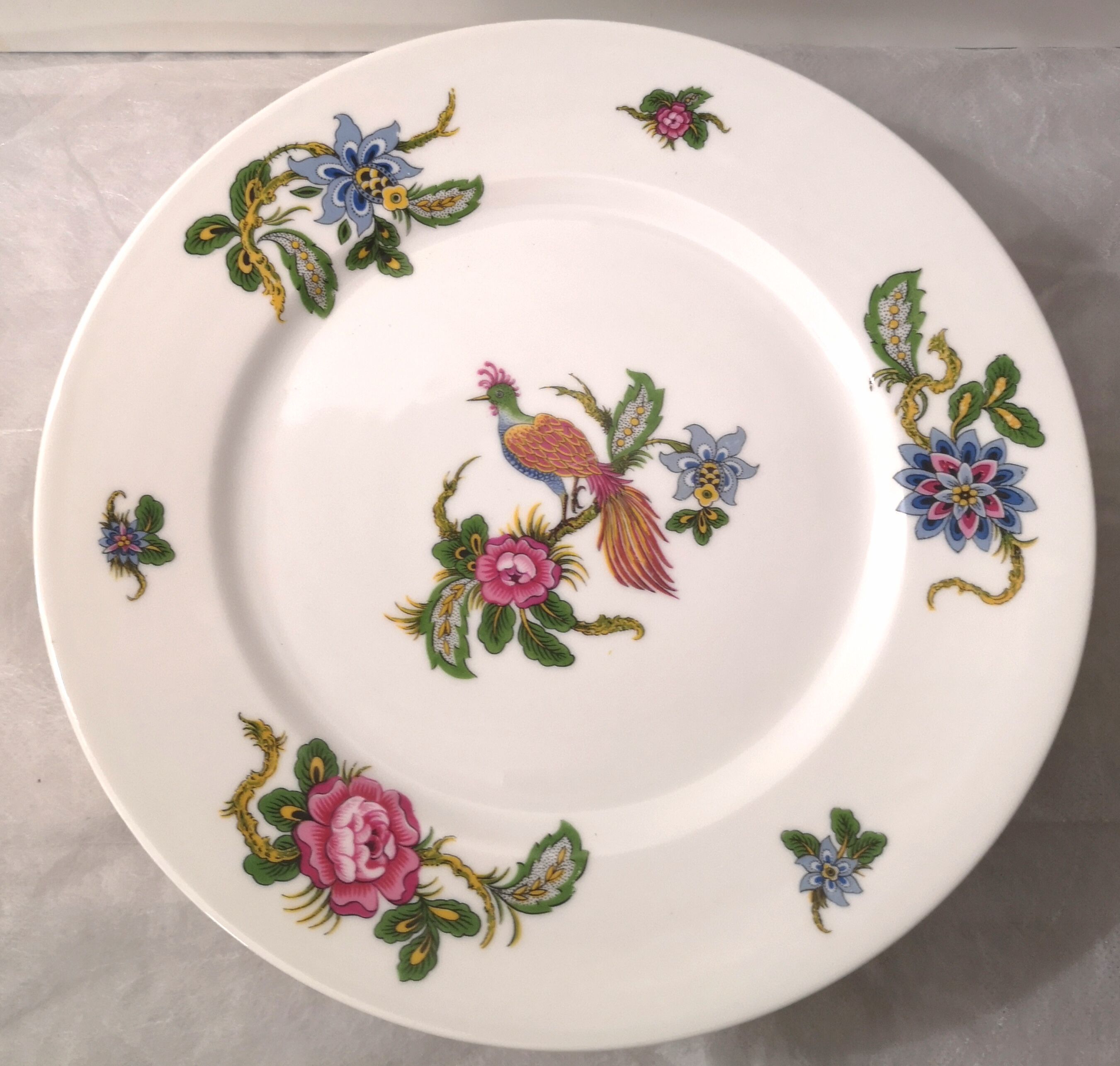 4 flat plates W. Guerin Limoges