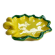 Ceramic yellow vallauris dish