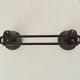 Vintage wall coat rack from the 60s/70s