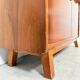 Bibliothèque/buffet vintage, noyer brillant, Bilea