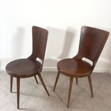 Pair of Baumann “Dove” chairs