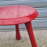 Stool Ingvar Kamprad limited edition red