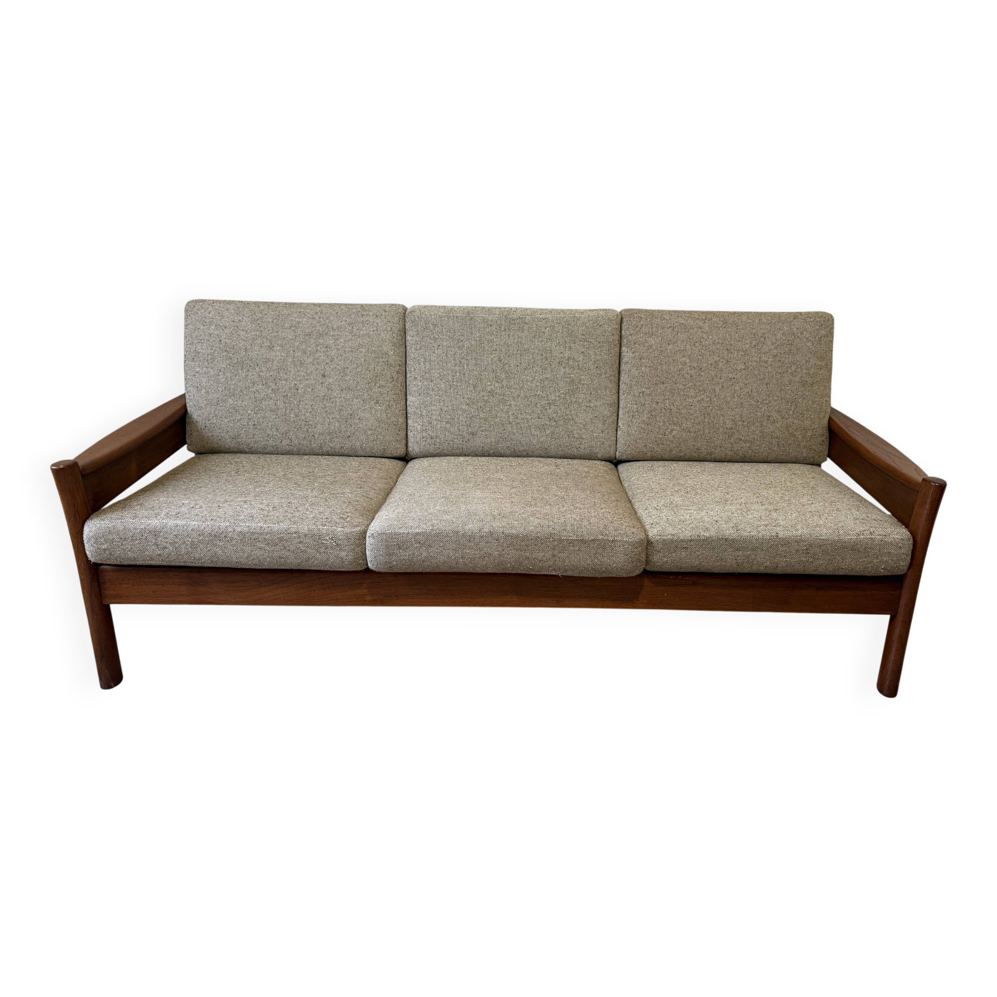 Mid-Century Danish Teak 3-Seater Sofa by Dyrlund, 1970s