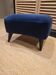 Tabouret d appoint en velours bleu